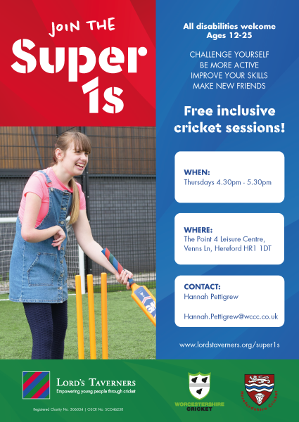 FREE Inclusive Cricket Sessions - Super 1s
