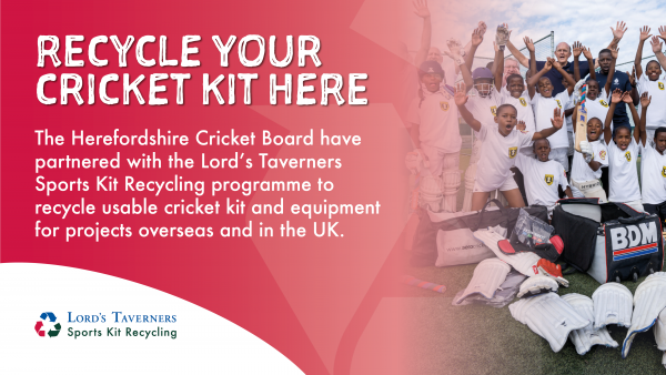 Recycle your cricket kit!